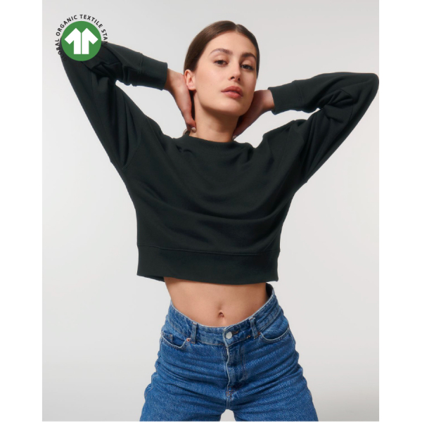 Stella Cropster - Korte sweater met ronde hals voor vrouwen